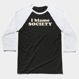 Society Baseball T-Shirt